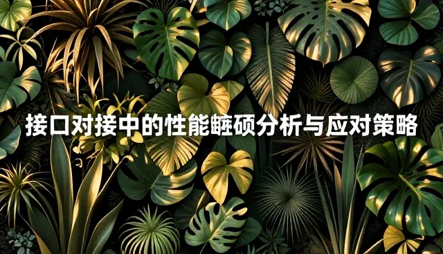 接口对接中的性能瓶颈分析与应对策略